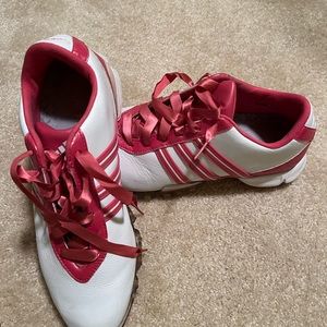 Adidas ladies golf shoes.  Size 9